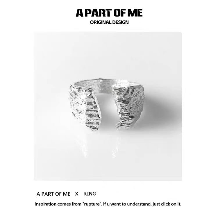 [Old Design] Breaking Point S925 Sterling Silver Adjustable Ring