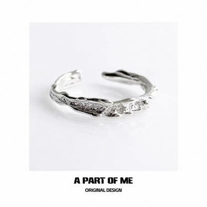 [Old Design - 2020] Rippling Waves S925 Sterling Silver Adjustable Rings