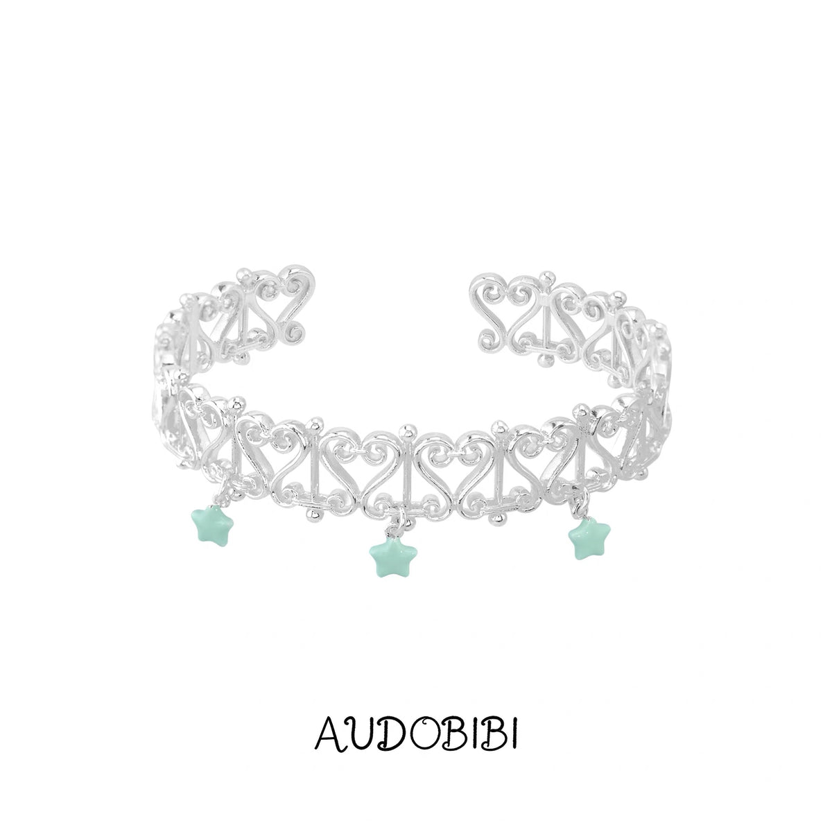 The Hidden Gate 18K Platinum Plating Vines Bangle