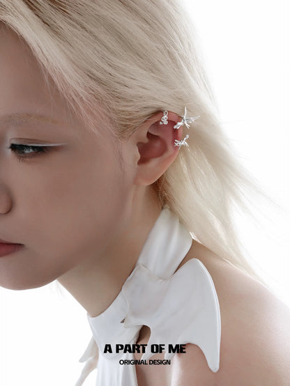 Birdsong 18K Platinum Plating Fairy-Inspired Ear Wraps