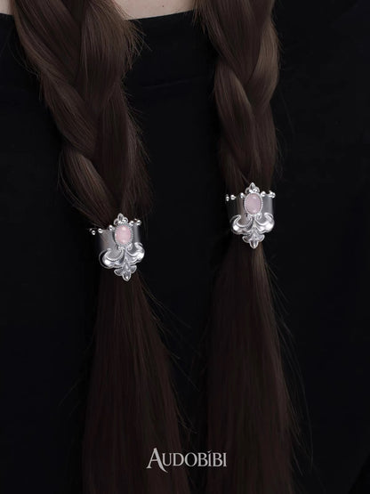 The Knight 18K Platinum Plating Mini Hair Holder