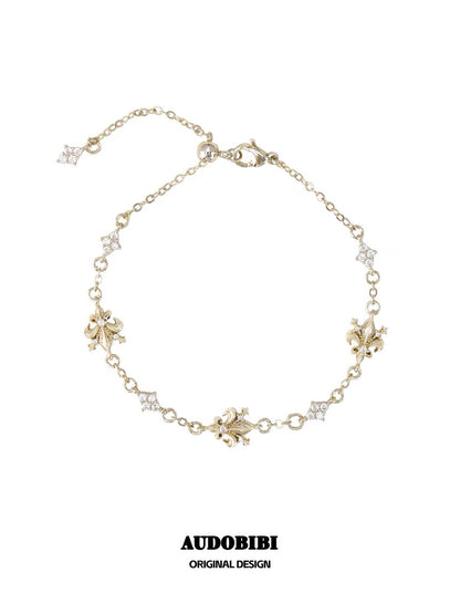 Champagne Gold Iris Gold-plating Bracelet & Bangle