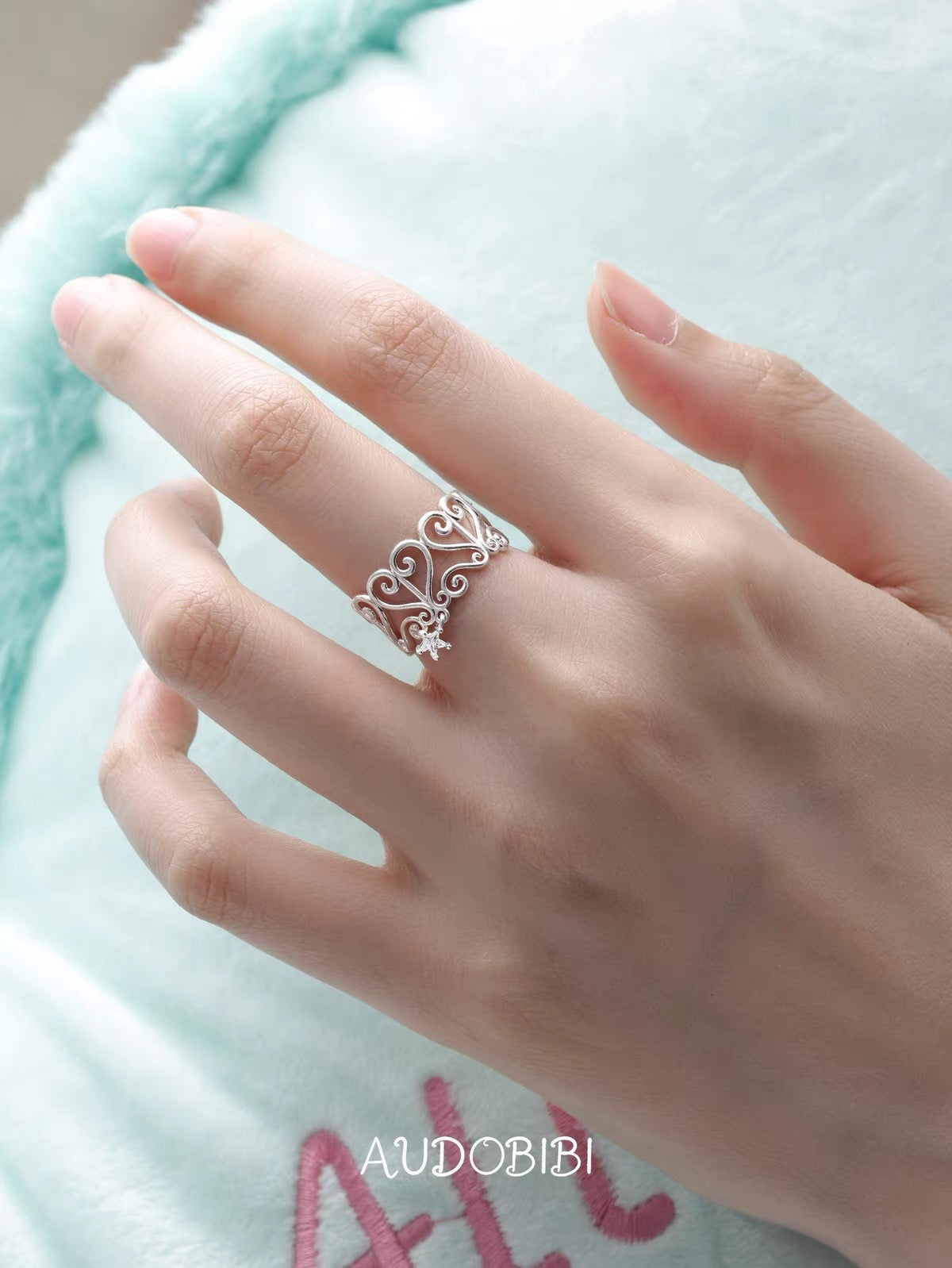 The Hidden Gate S925 Sterling Silver Vines Ring