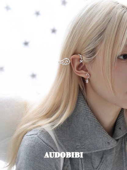Judgement Angel 18K Platinum Plating Ear Climbers