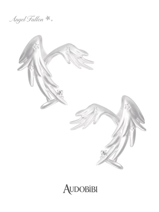 Angel Fallen 18K Platinum Plating Judgement Angel Wing Ear Wraps