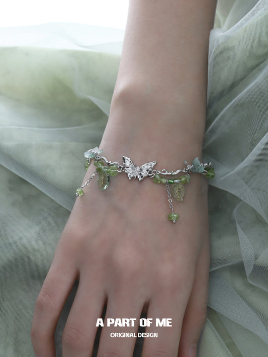 Forest Fairy Collection 18K Platinum Plated Bracelet