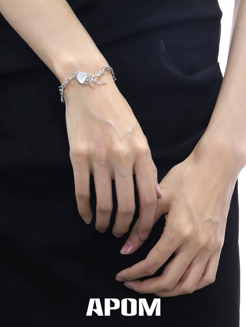 Jellyfish Bloom 18K Platinum Plating Bracelet