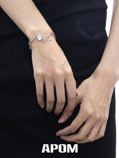 Jellyfish Bloom 18K Platinum Plating Bracelet