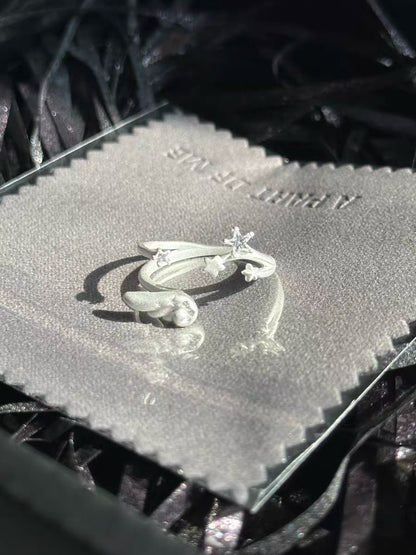 Angel Dream S925 Sterling Silver Angel Wing Rings