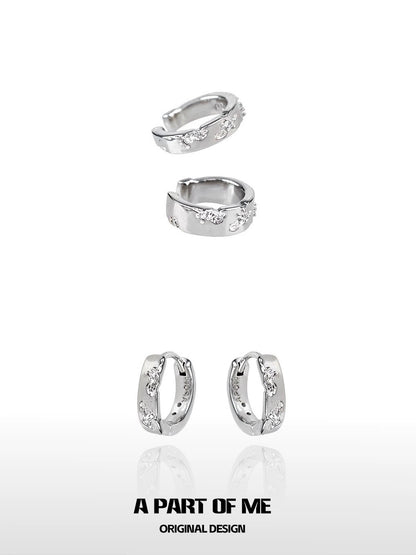 BROKEN II 18K Platinum Plating Earcuffs & Earrings