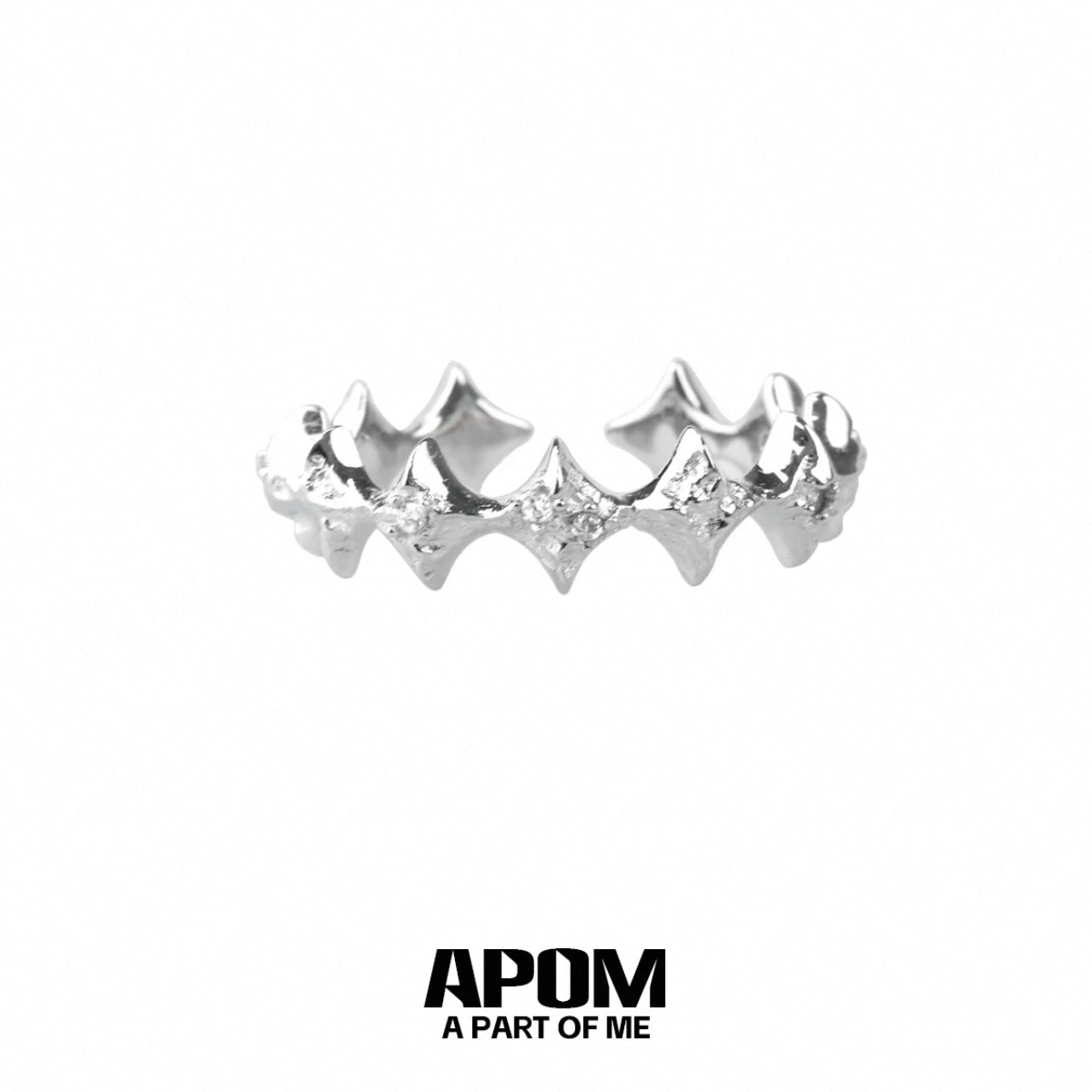 Starlight S925 Sterling Silver Adjustable Rings