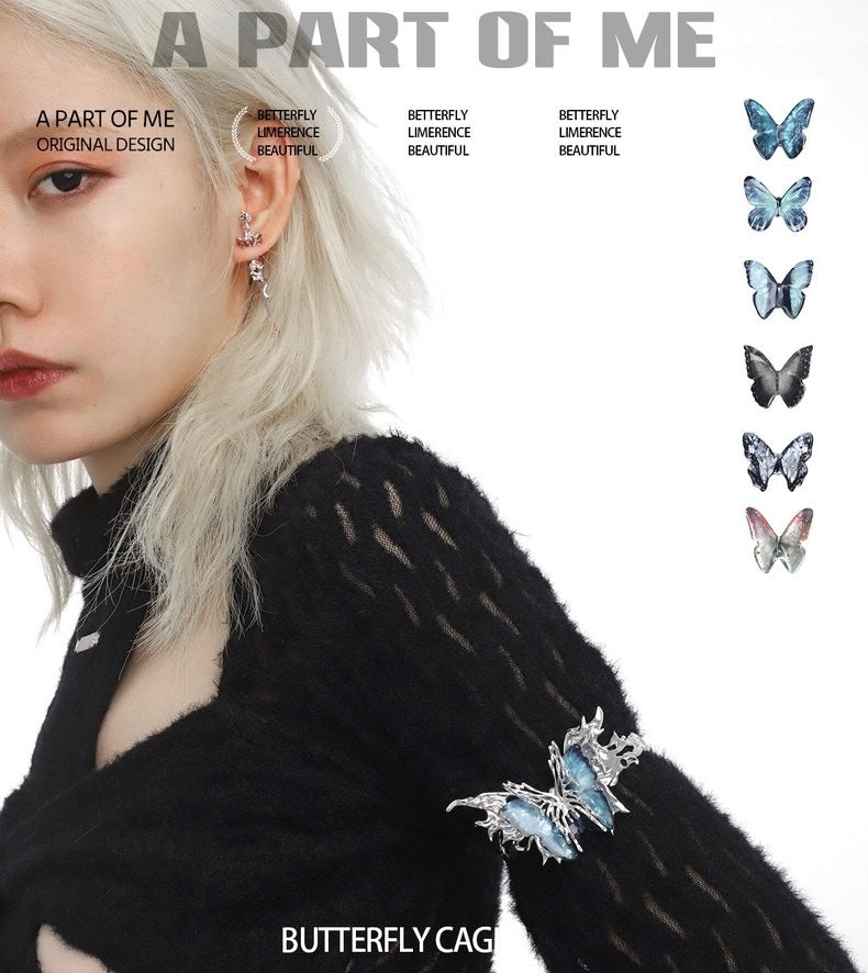 Butterfly Cage 18K Platinum Plating Changeable Butterfly Armlet