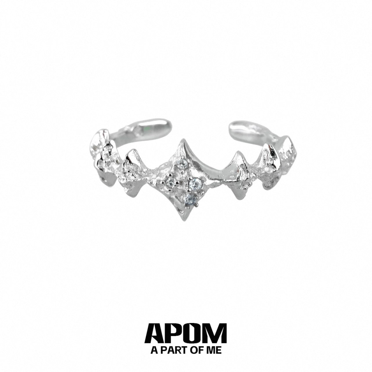Starlight S925 Sterling Silver Adjustable Rings