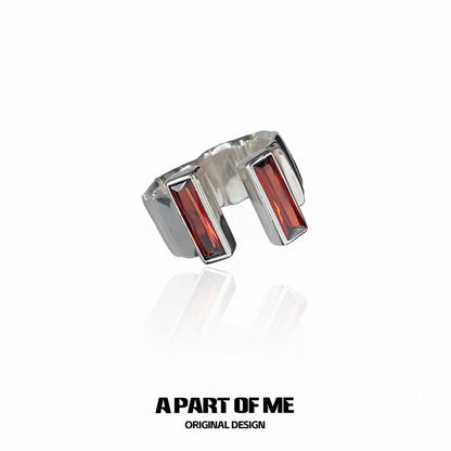 Dangerous Accomplices S925 Sterling Silver Adjustable Ring