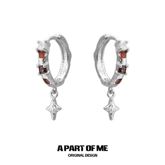 Wasteland S925 Sterling Silver Huggies Earrings