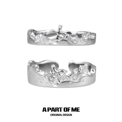 Redemption S925 Sterling Silver Couple Rings