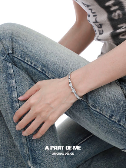 Twinkle 18K Platinum Plating Y2K Star Bracelet