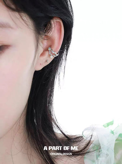 Opal 18K Platinum Plating Earcuff