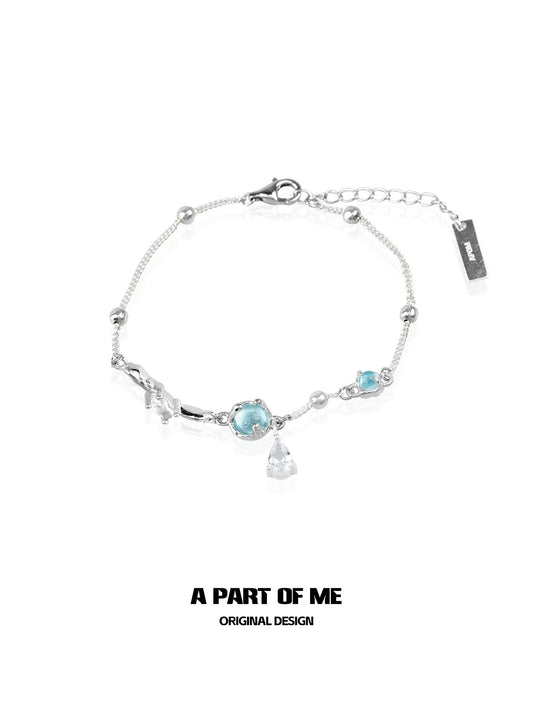 Teardrop S925 Sterling Silver Bracelet