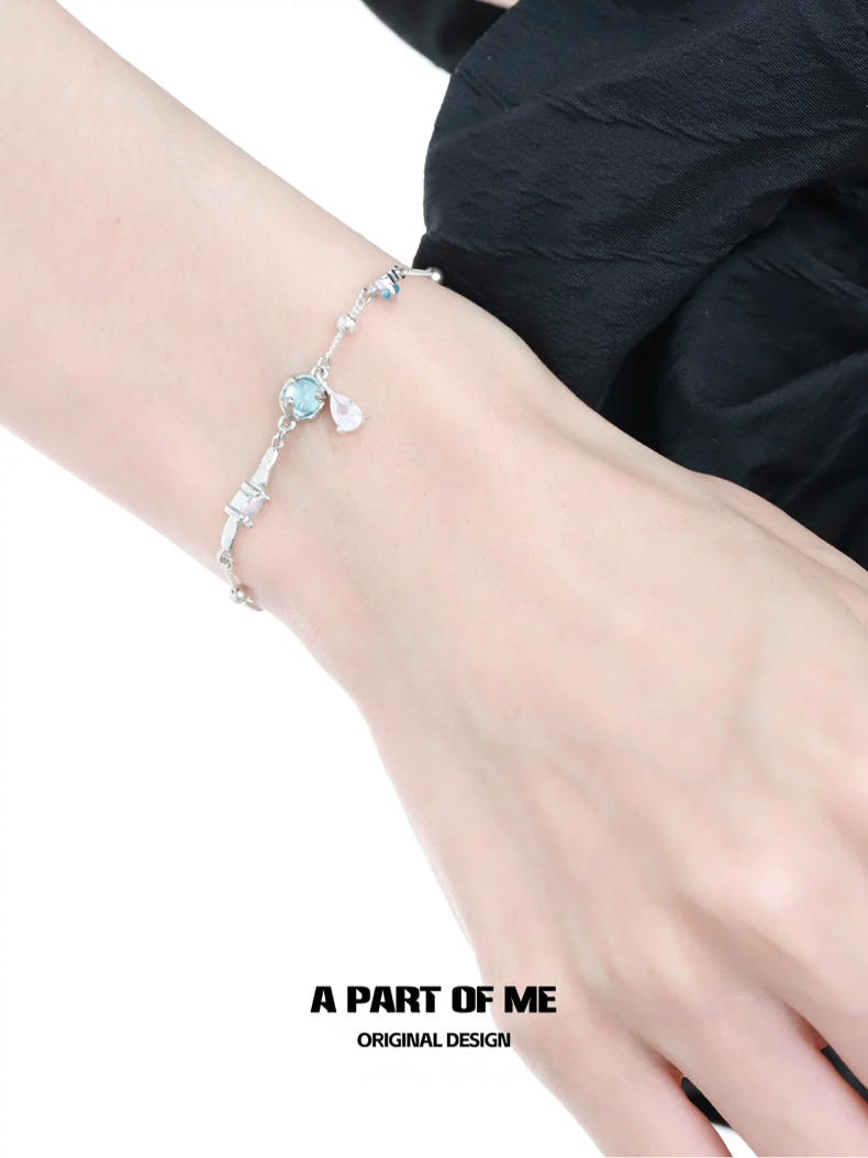 Teardrop S925 Sterling Silver Bracelet