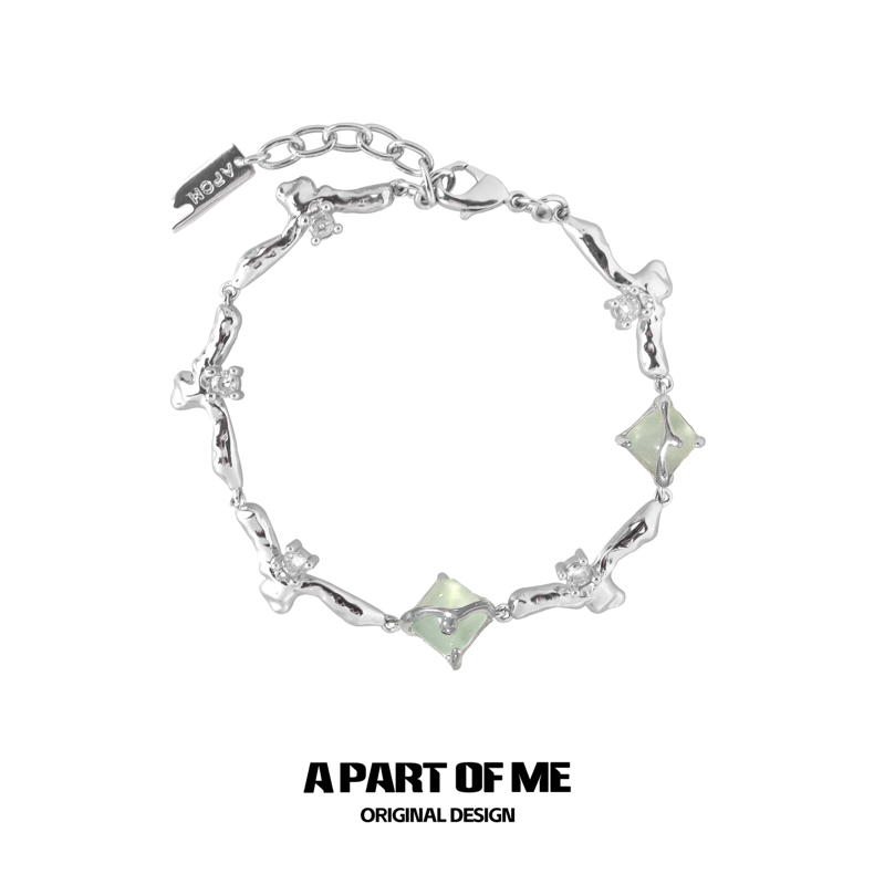 Aventurine 18K Platinum Plating Bracelet