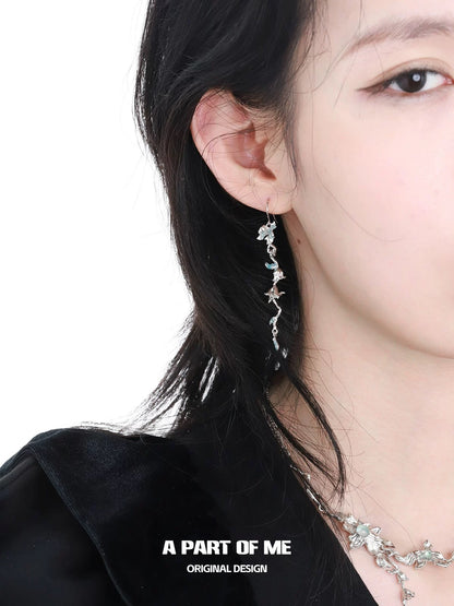 First Love 18K Platinum Plating Dangle Earrings