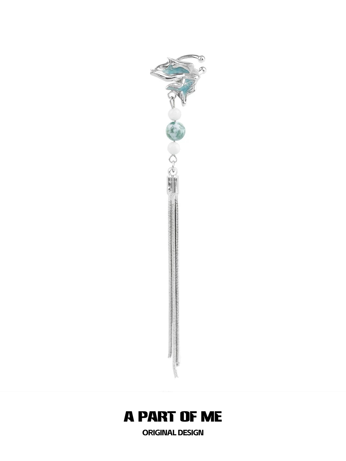 First Love 18K Platinum Plating Dangle Earrings