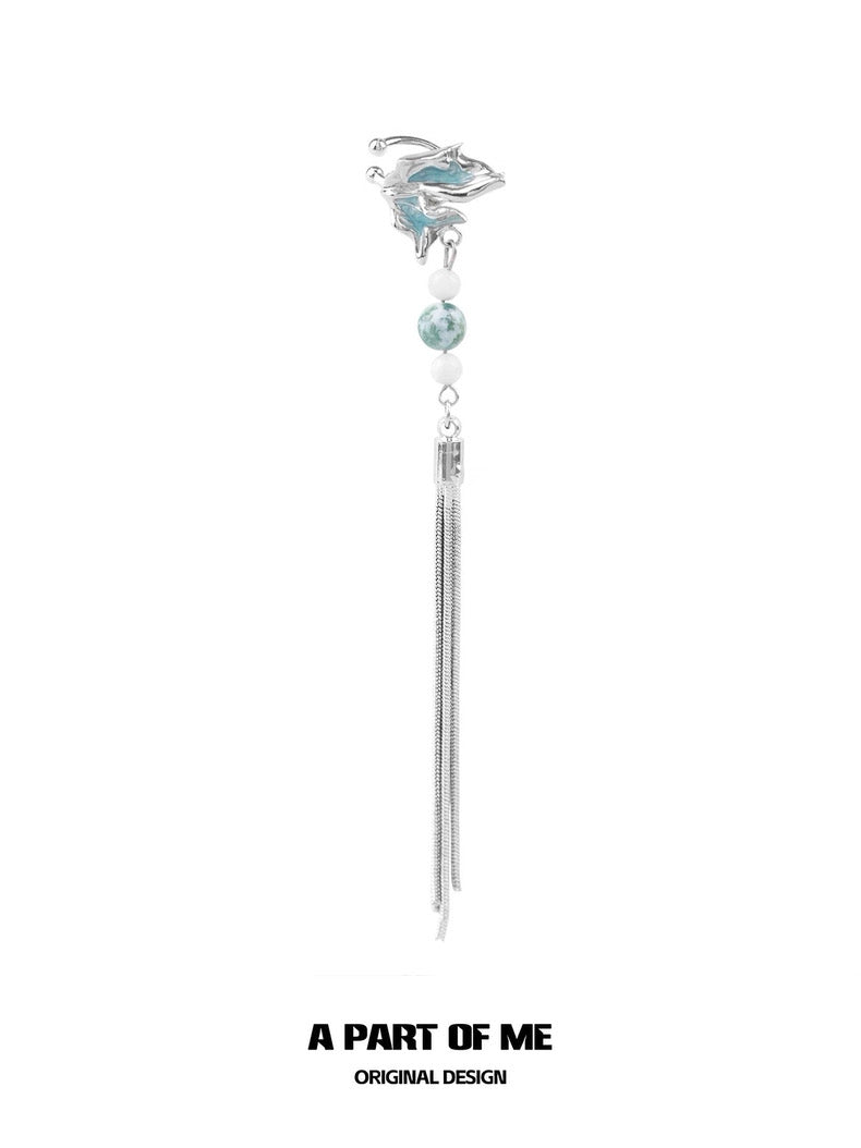 First Love 18K Platinum Plating Dangle Earrings