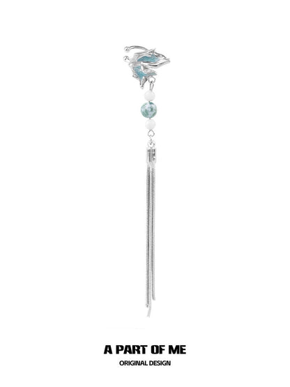 First Love 18K Platinum Plating Dangle Earrings