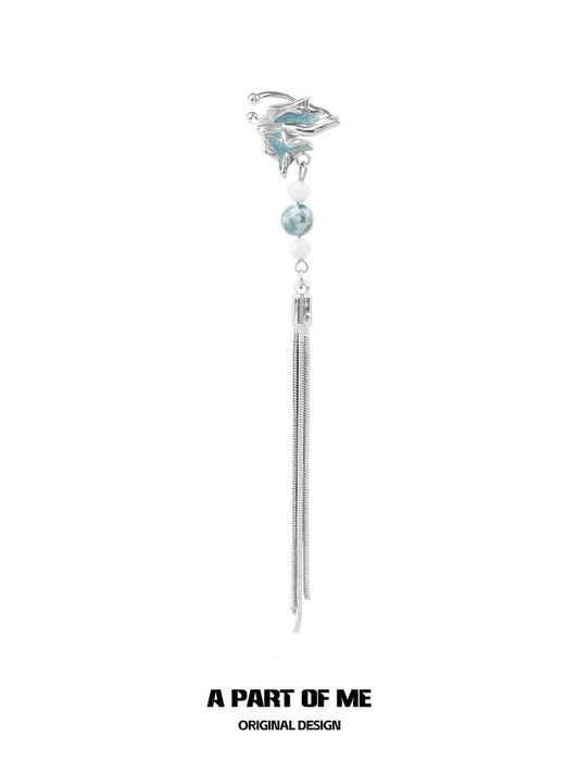 First Love 18K Platinum Plating Dangle Earrings