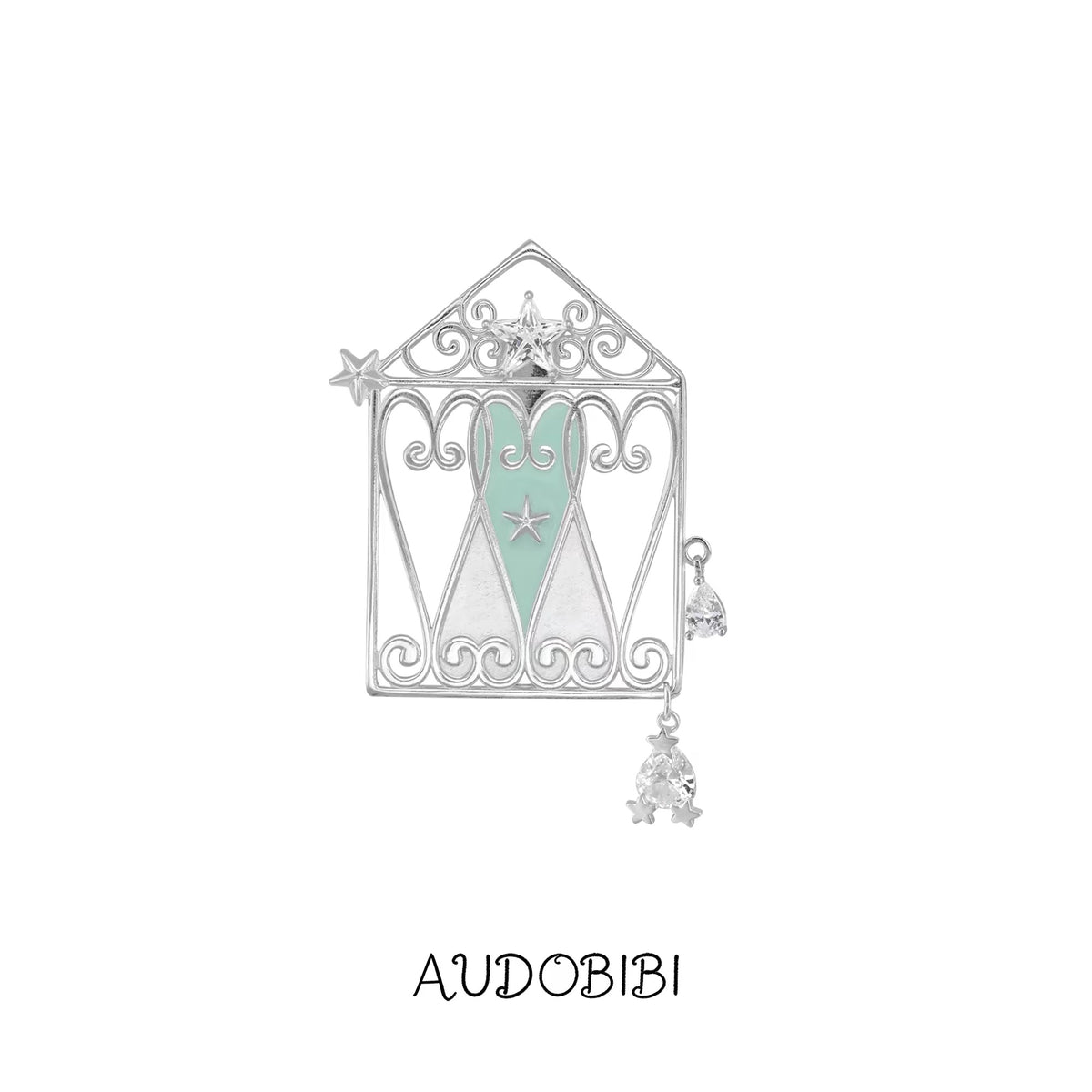 The Hidden Gate 18K Platinum Plating Secret Garden Hair Clip