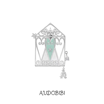 The Hidden Gate 18K Platinum Plating Secret Garden Hair Clip