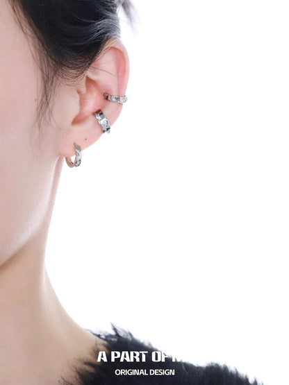 BROKEN II 18K Platinum Plating Earcuffs & Earrings
