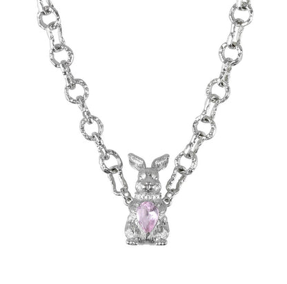 Wealthy Rabbit 18K Platinum Plating Chain Necklace