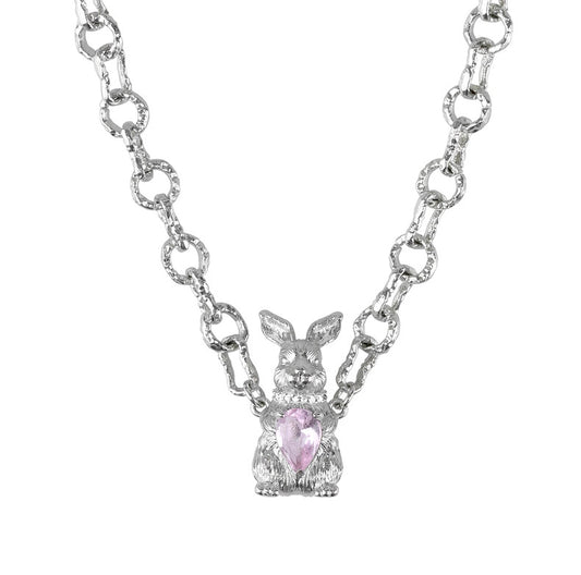 Wealthy Rabbit 18K Platinum Plating Chain Necklace