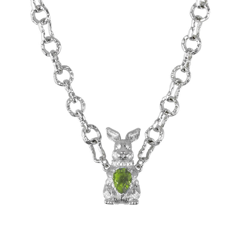 Wealthy Rabbit 18K Platinum Plating Chain Necklace