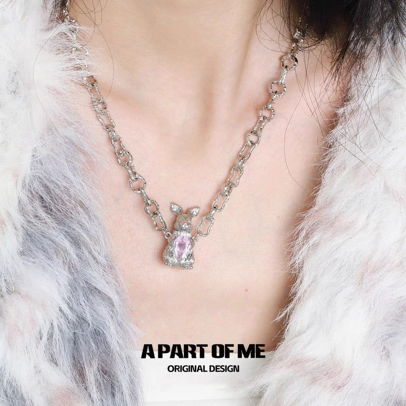 Wealthy Rabbit 18K Platinum Plating Chain Necklace