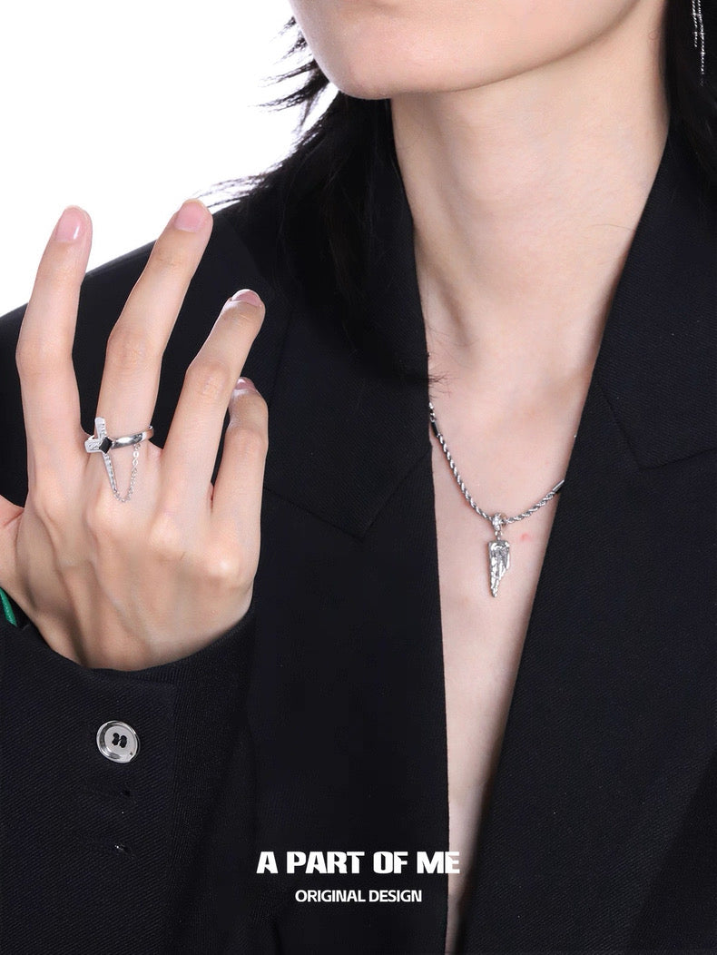 Life Covenant S925 Sterling Silver Adjustable Ring
