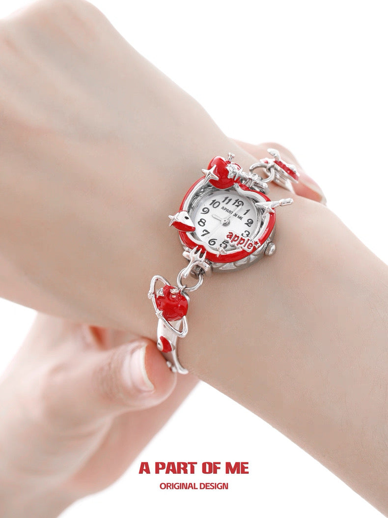 Apple Slice 18K Platinum Plating Watch Bracelet