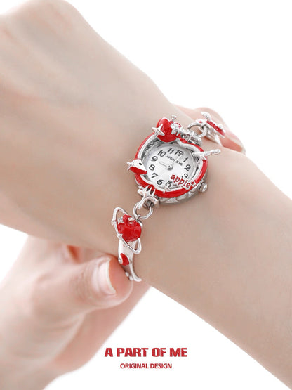 Apple Slice 18K Platinum Plating Watch Bracelet