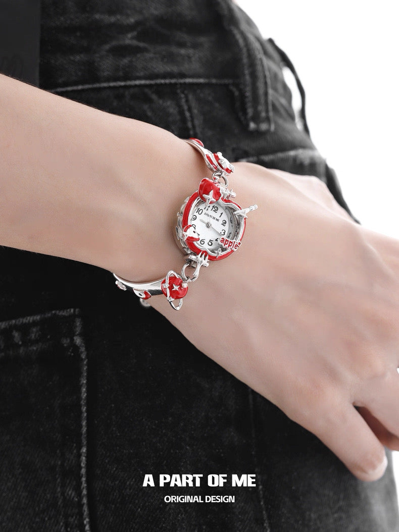 Apple Slice 18K Platinum Plating Watch Bracelet