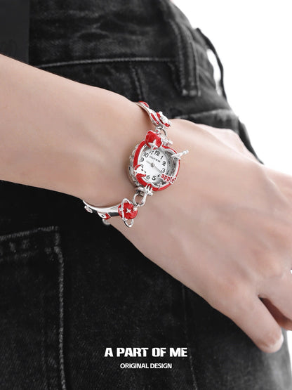 Apple Slice 18K Platinum Plating Watch Bracelet