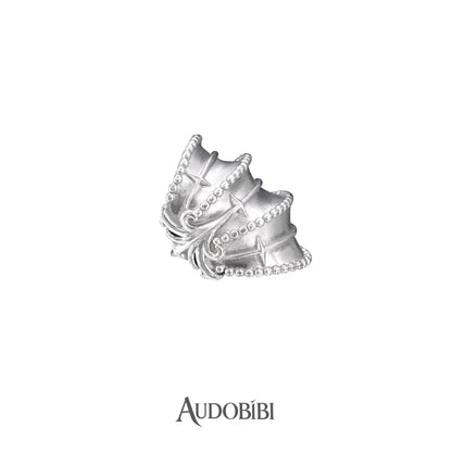 The Knight 18K Platinum Plating Armor Earcuffs