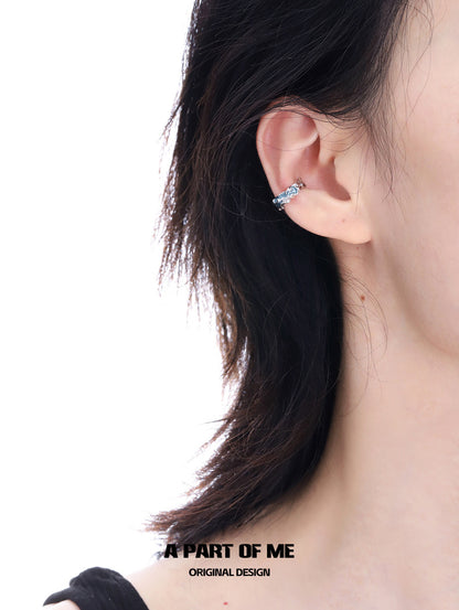 Melting Ice 18K Platinum Plating Ear Cuffs