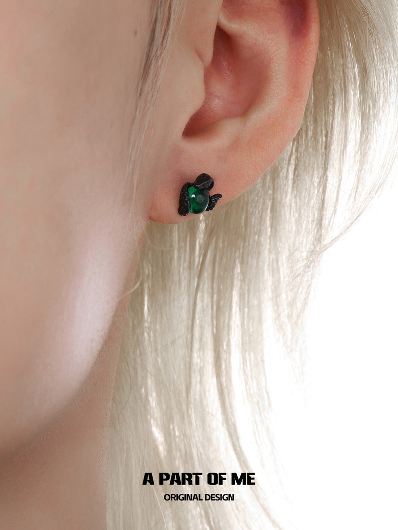 Year of the Snake S925 Sterling Silver Snake Stud Earrings