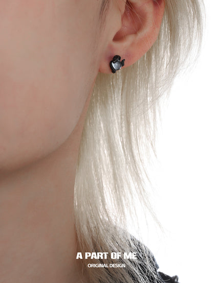 Year of the Snake S925 Sterling Silver Snake Stud Earrings