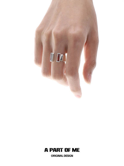 Dangerous Accomplices S925 Sterling Silver Adjustable Ring