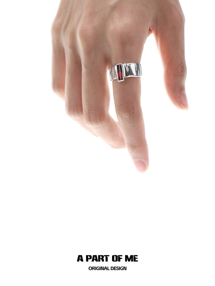 Dangerous Accomplices S925 Sterling Silver Adjustable Ring