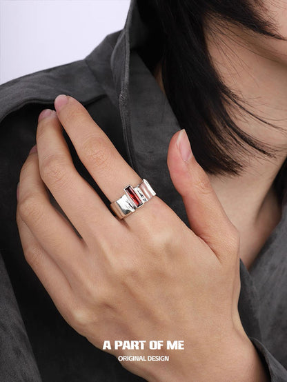 Dangerous Accomplices S925 Sterling Silver Adjustable Ring