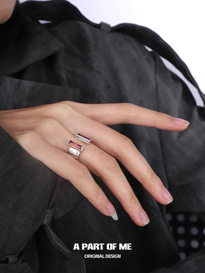 Dangerous Accomplices S925 Sterling Silver Adjustable Ring